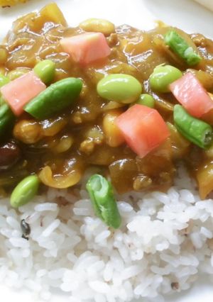 夏のキーマカレー♪-レシピのメイン写真