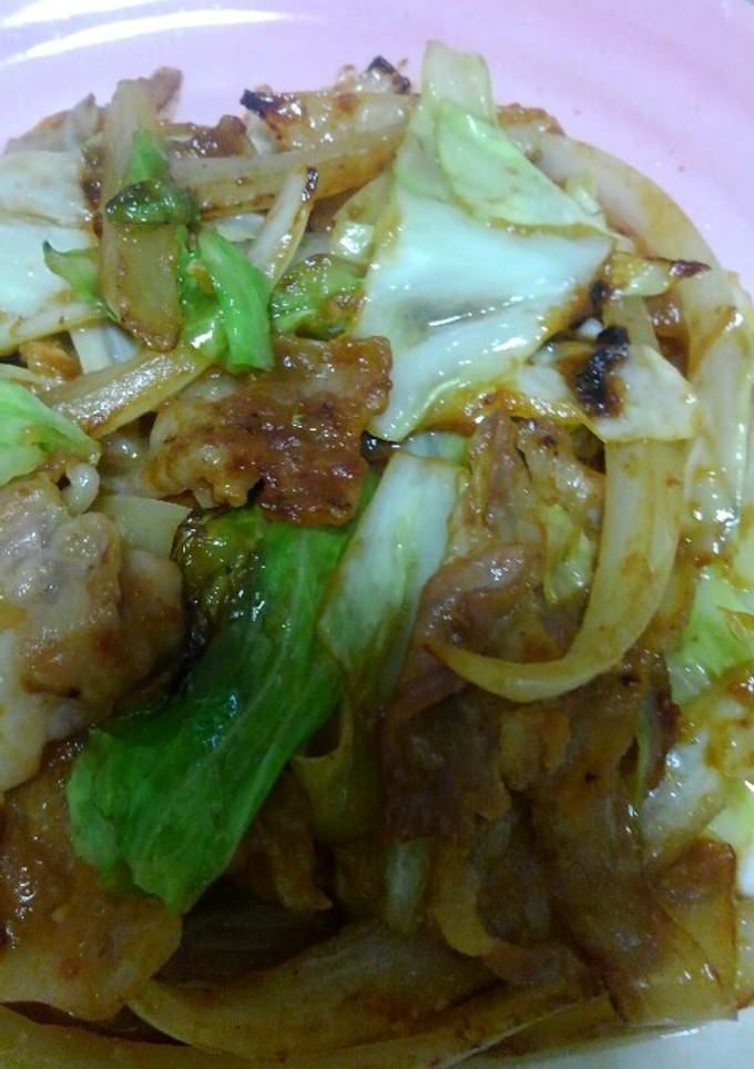 簡単おいしい♪豚肉とキャベツのみそ炒め-レシピのメイン写真