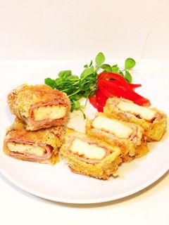 ☺オーブンで簡単♪揚げない厚揚げ豆腐カツ-レシピのメイン写真