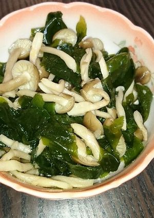 しめじとワカメの中華風ナムル-レシピのメイン写真
