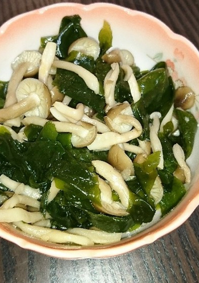 しめじとワカメの中華風ナムル-レシピのメイン写真