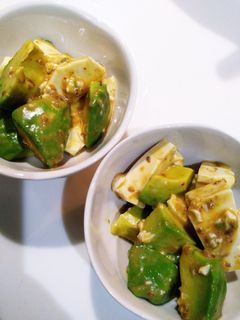 アボカドと豆腐の簡単サラダ-レシピのメイン写真