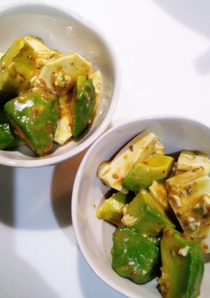 アボカドと豆腐の簡単サラダ-レシピのメイン写真