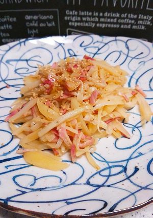 めちゃうま☆洋風じゃがいもきんぴら♪-レシピのメイン写真