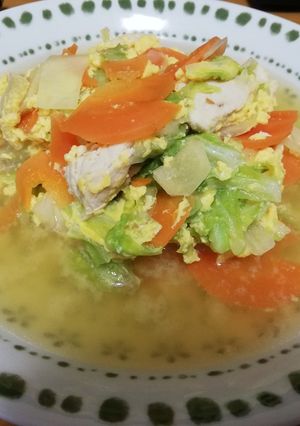 野菜スープ(ナンプラーとショウガ味)-レシピのメイン写真