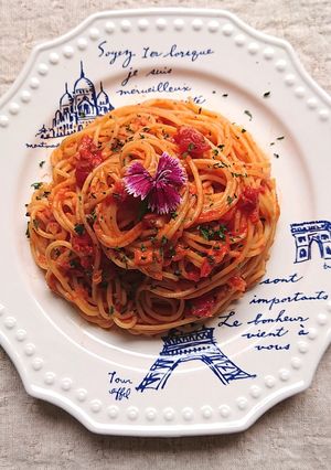 冷えても美味なトマトとツナパスタ-レシピのメイン写真