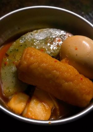 豆豉風味のピリ辛おでん(餅入り)-レシピのメイン写真
