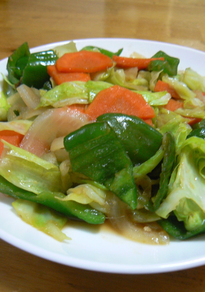野菜炒めしょうが風味-レシピのメイン写真