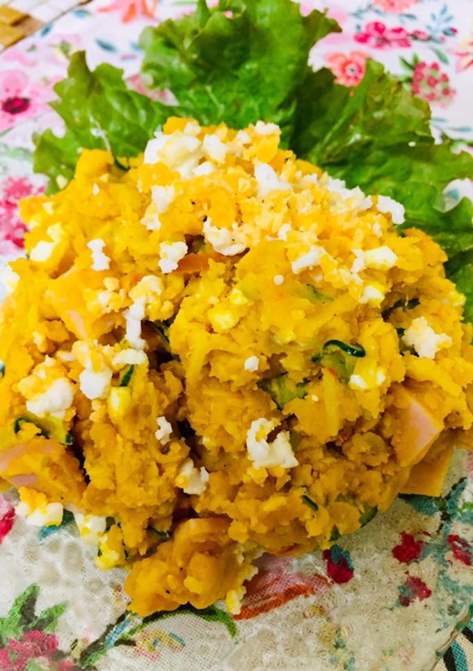 かぼちゃサラダ レンジで簡単！-レシピのメイン写真