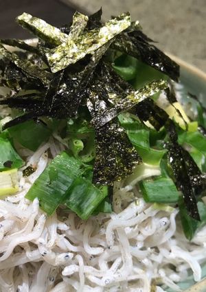 簡単しらすご飯と胡麻油のマッチング最高-レシピのメイン写真