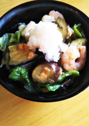 天丼風 揚げずに簡単! 野菜たっぷり-レシピのメイン写真