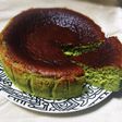 簡単☆抹茶のバスク風チーズケーキ