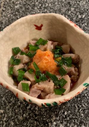 簡単！マグロの皮のさっぱり和え-レシピのメイン写真
