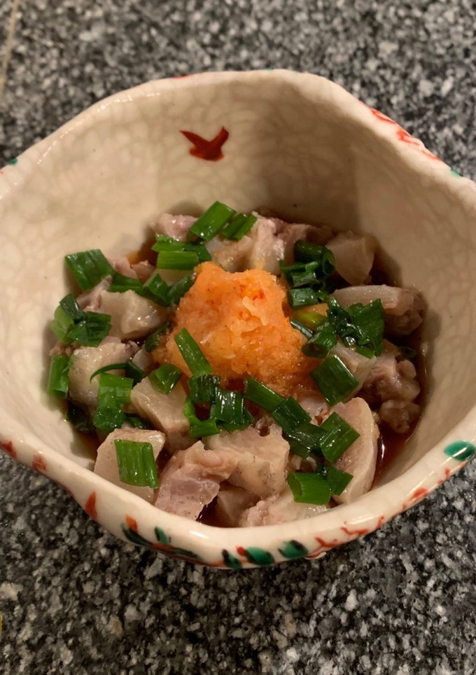 簡単！マグロの皮のさっぱり和え-レシピのメイン写真