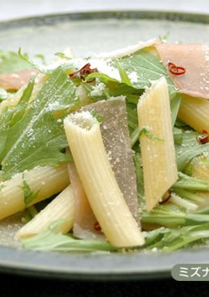 水菜と生ハムのペンネ-レシピのメイン写真