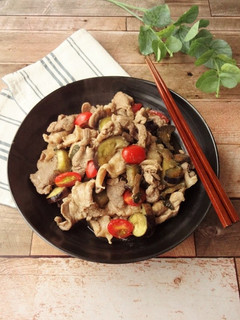 豚肉とナスのシソしょう油炒め-レシピのメイン写真