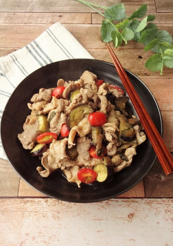 豚肉とナスのシソしょう油炒め-レシピのメイン写真