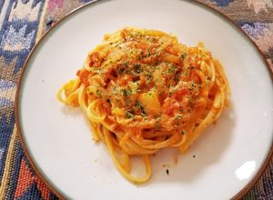 時短♪ツナのトマトクリームリングイネ-レシピのメイン写真