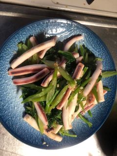 イカとセロリの炒め物-レシピのメイン写真