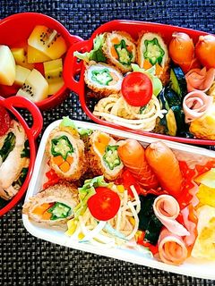 息子と娘のお弁当'20.7.10-レシピのメイン写真