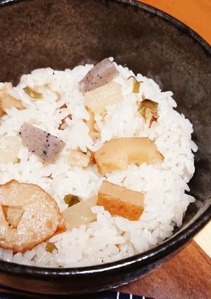 コンビニおでんde炊き込みご飯？！-レシピのメイン写真