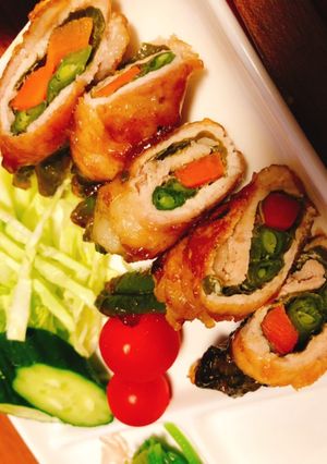 夏野菜の肉巻き★-レシピのメイン写真