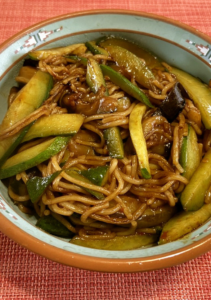 なすときゅうりの中華炒め焼きそば-レシピのメイン写真