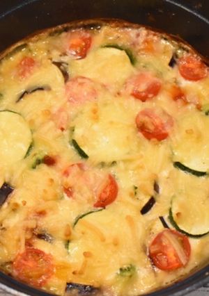 夏野菜のスペイン風オムレツ-レシピのメイン写真