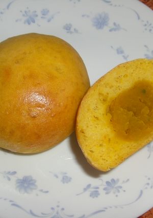 餡子もかぼちゃあんぱん-レシピのメイン写真