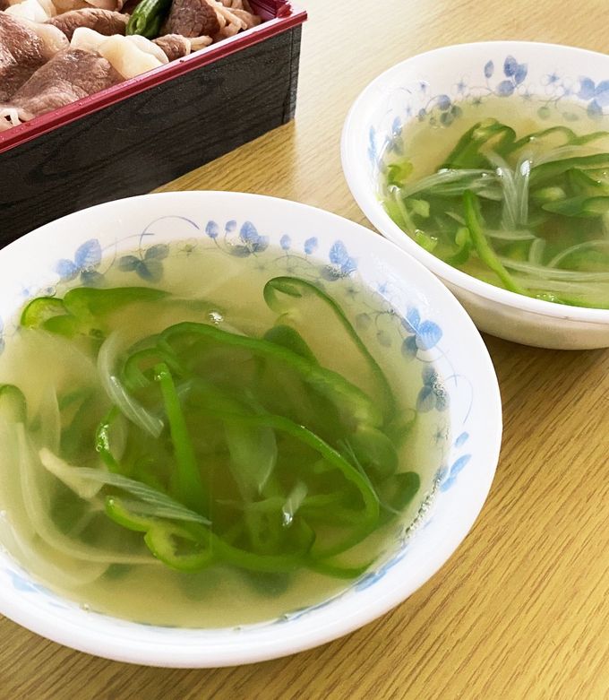 調理3分●ピーマン好きの人に捧げるスープ-レシピのメイン写真