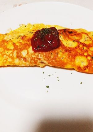 キャベツとチーズのオムレツ♪-レシピのメイン写真