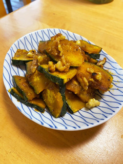甘辛かぼちゃ-レシピのメイン写真