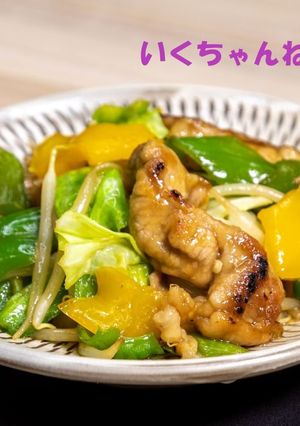 44．豚と野菜のオイスターソース炒め-レシピのメイン写真