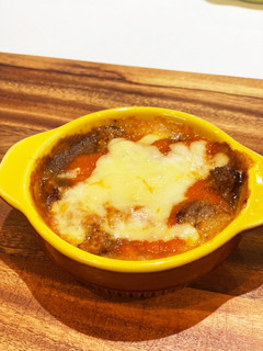 残り物リメイク♡ハンバーグカレーグラタン-レシピのメイン写真