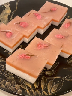 淡雪桜羊羹!三層の創作和菓子♪-レシピのメイン写真