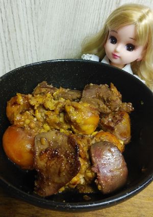 リカちゃん♡鶏ホル3ホルモン焼き⁽˙⁸˙-レシピのメイン写真