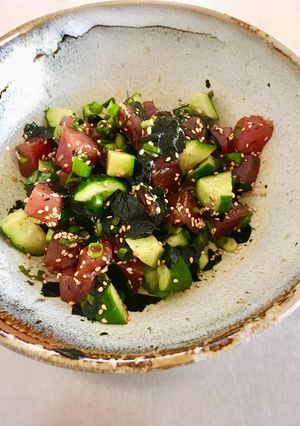 混ぜるだけ！マグロの和え物-レシピのメイン写真