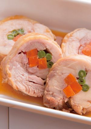 電気圧力鍋で簡単！チキンロール-レシピのメイン写真