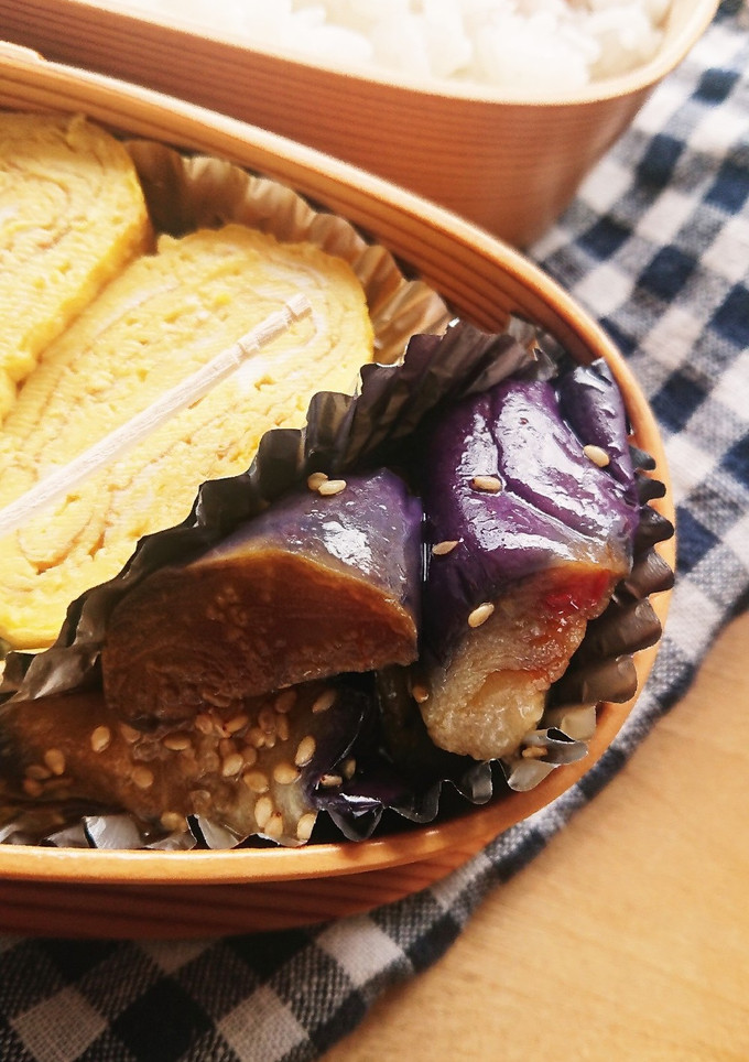 お弁当★ピリ辛揚げナス煮浸し★作り置き-レシピのメイン写真