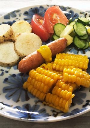 とうもろこしのナンプラー焼き(朝ごはん)-レシピのメイン写真