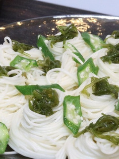 めかぶ素麺-レシピのメイン写真