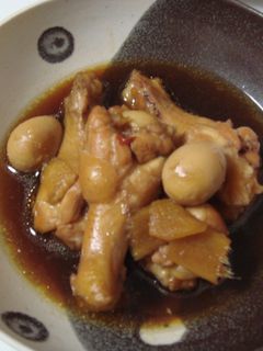 手羽元とうずらのピリ甘辛煮-レシピのメイン写真