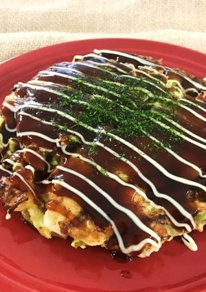 海老と豆腐のふわふわお好み焼き-レシピのメイン写真