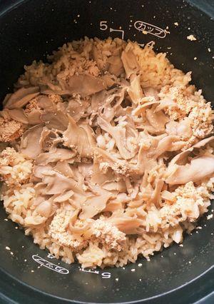 舞茸と明太子の炊き込みご飯-レシピのメイン写真