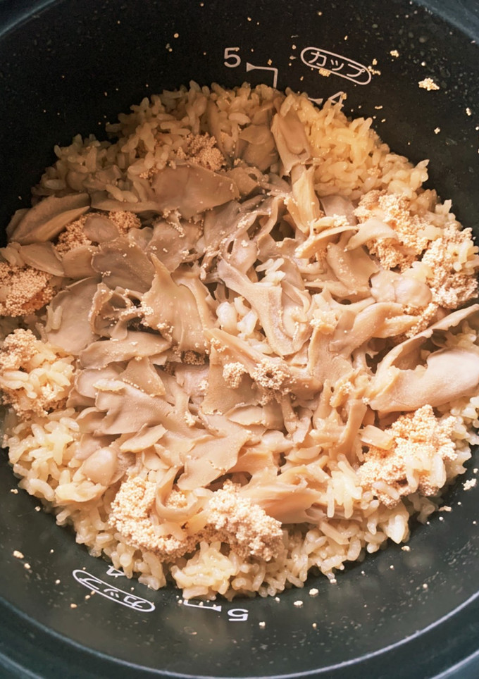 舞茸と明太子の炊き込みご飯-レシピのメイン写真