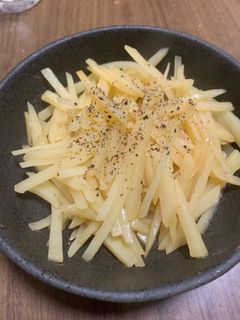 簡単おつまみ☆じゃがバタ風シャキ×2炒め-レシピのメイン写真