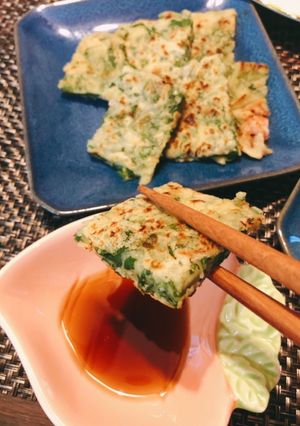 大葉たっぷりもちもちチヂミ-レシピのメイン写真