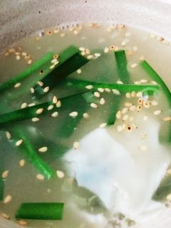 簡単☆冷凍餃子でワンタンスープ☆-レシピのメイン写真