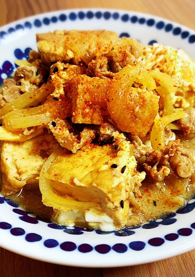牛肉と厚揚げの煮物-レシピのメイン写真