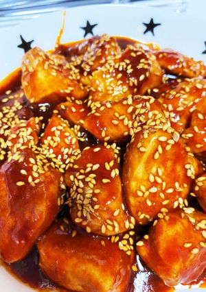 甘辛ヤンニョムチキン❤-レシピのメイン写真